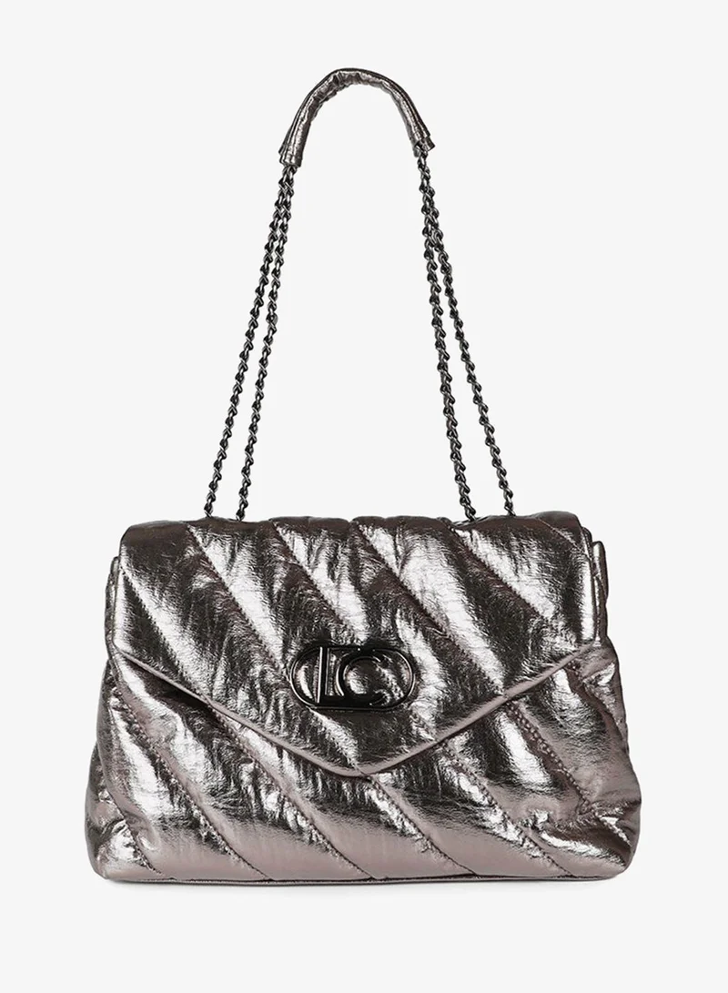 لولا كساديمونت Metallic Quilted Flap Bag