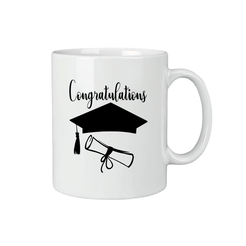 KNITROOT Ceramic Coffee Mug Microwave Safe Congratulations Print Premium Ceramic Mug Tea Mug Milk Mug Cup for Gift Best Return Gift Best Gift White Mug 250ml85oz - Image 2