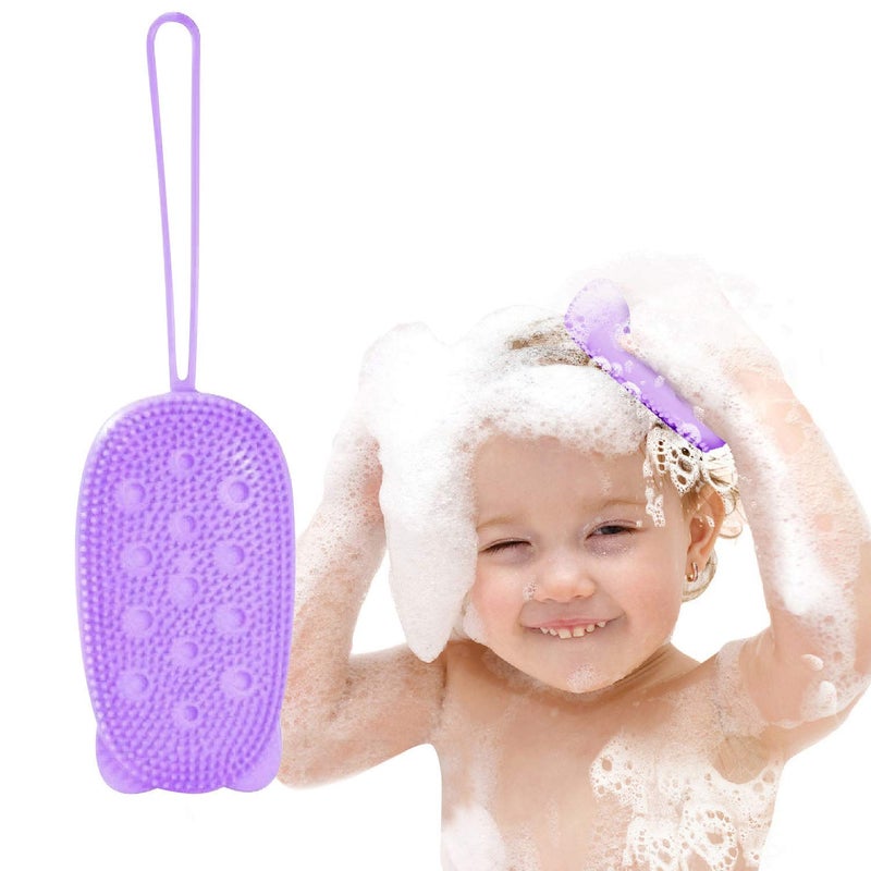 JRT Silicone Brush for Shower Silicone Bath Body Brush Silicone Scrubber Double-Sided Silicone Sponge Bath Brush (Pack of 1) - Image 5