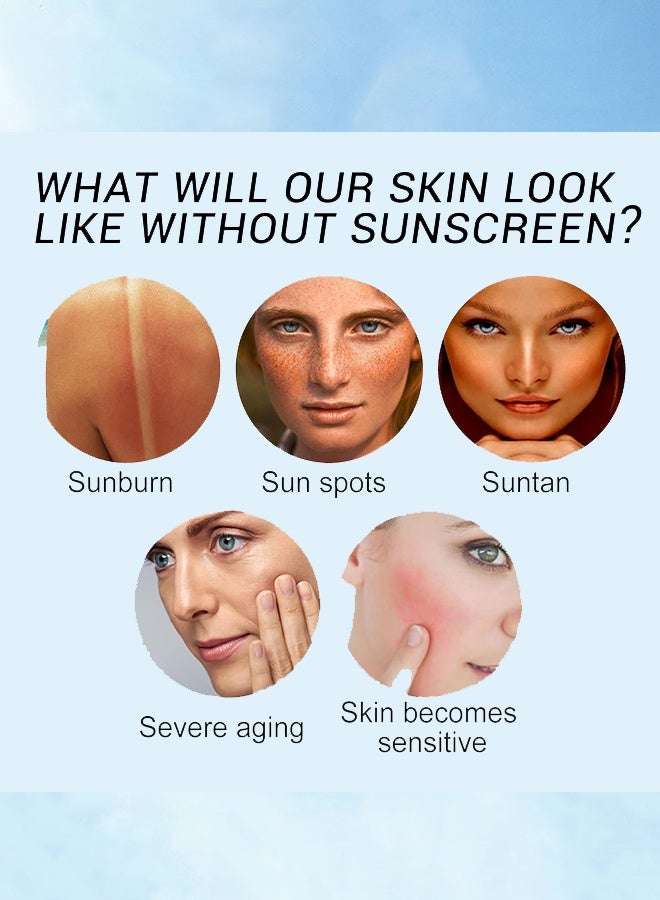 Laikou UV Defense Daily Sunscreen SPF50+ PA+++ Whitening Sunscreen Cream Isolating Sunscreen Lotion Brightening And Refreshing - Image 3