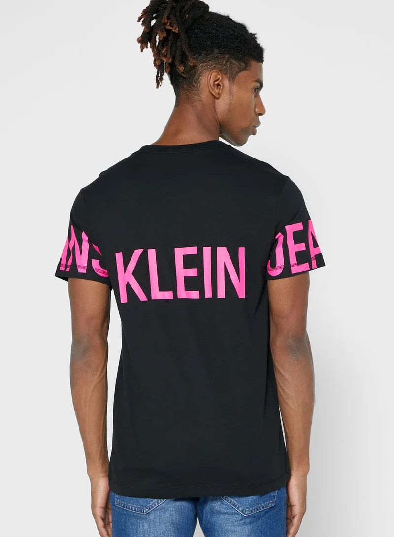 Calvin Klein Jeans Logo Crew Neck T-Shirt