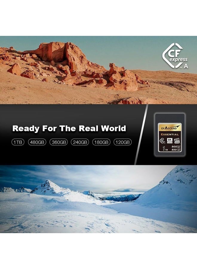 Exascend Essential CFexpress Type A 480GB Memory Card - Image 4