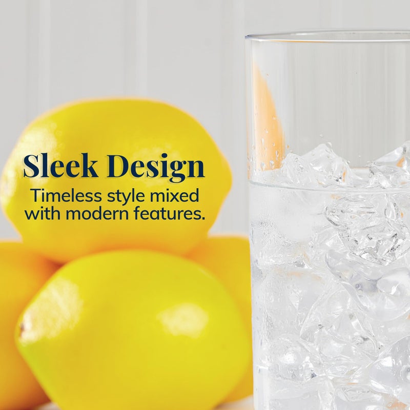 US Acrylic Classic Clear Plastic Reusable Drinking Glasses (Set of 6) 16oz Water Cups | BPA-Free Tumblers, Made in USA | Top-Rack Dishwasher Safe - Image 5