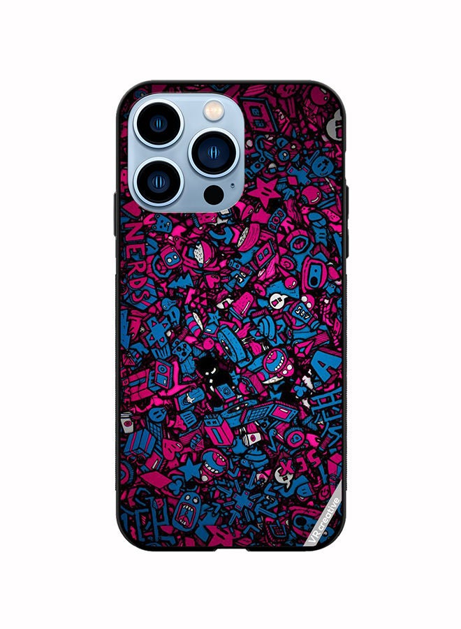 VR CREATIVE Protective Case Cover For Apple iPhone 14 Pro Mini Cartoons Design Multicolour - Image 1