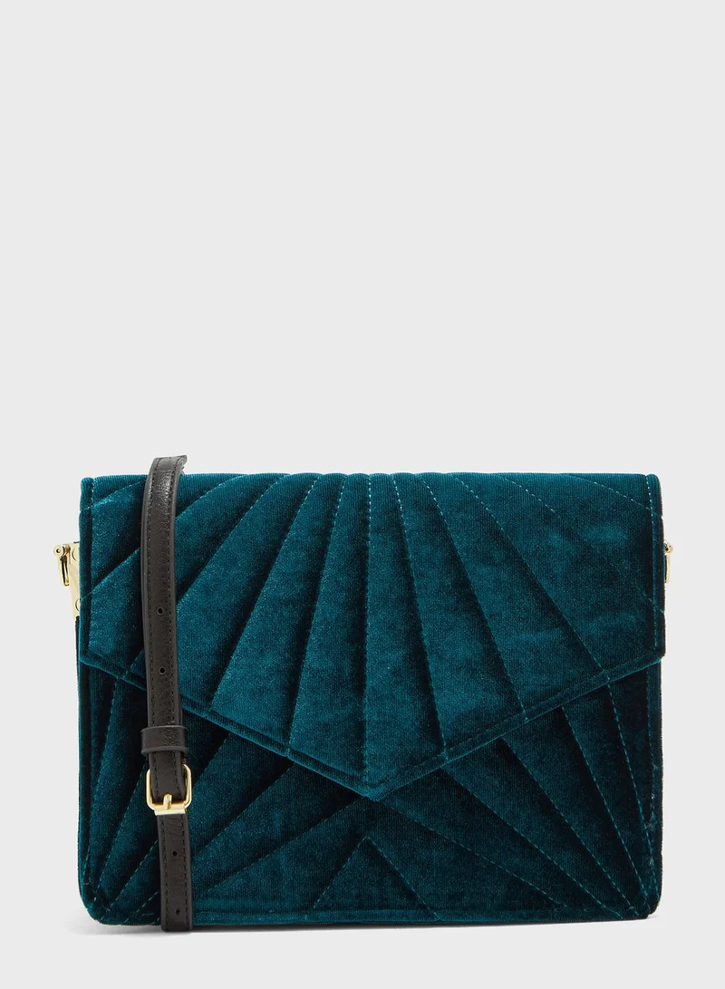 PIECES Ica Velvet Crossbody Bag