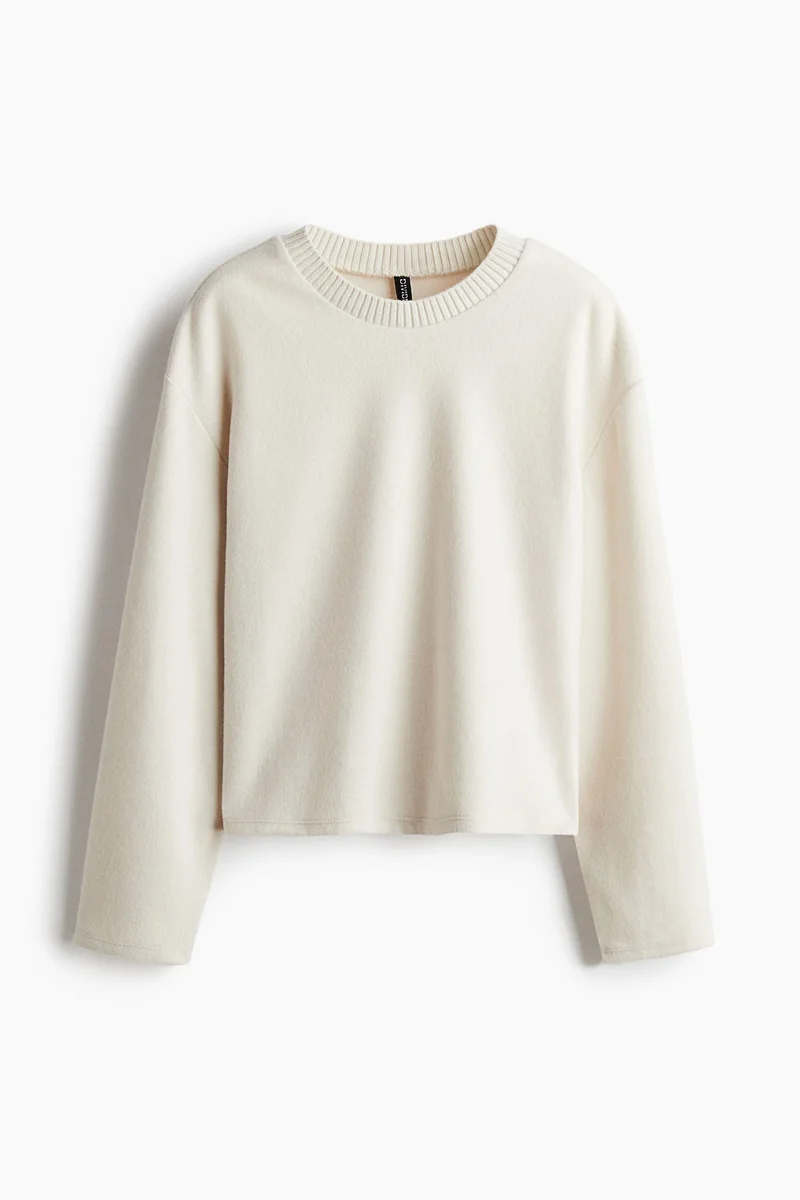 اتش اند ام سويت شيرت بقصّة فضفاضة