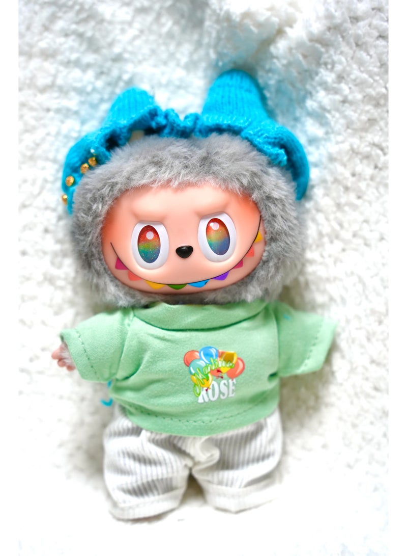 Labubu The Monsters Clothes - Labubu Outfit, Chic Style Set for Labubu Dolls, 17cm Doll Clothes Suitable for Labubu Dolls Accessories  - Image 1