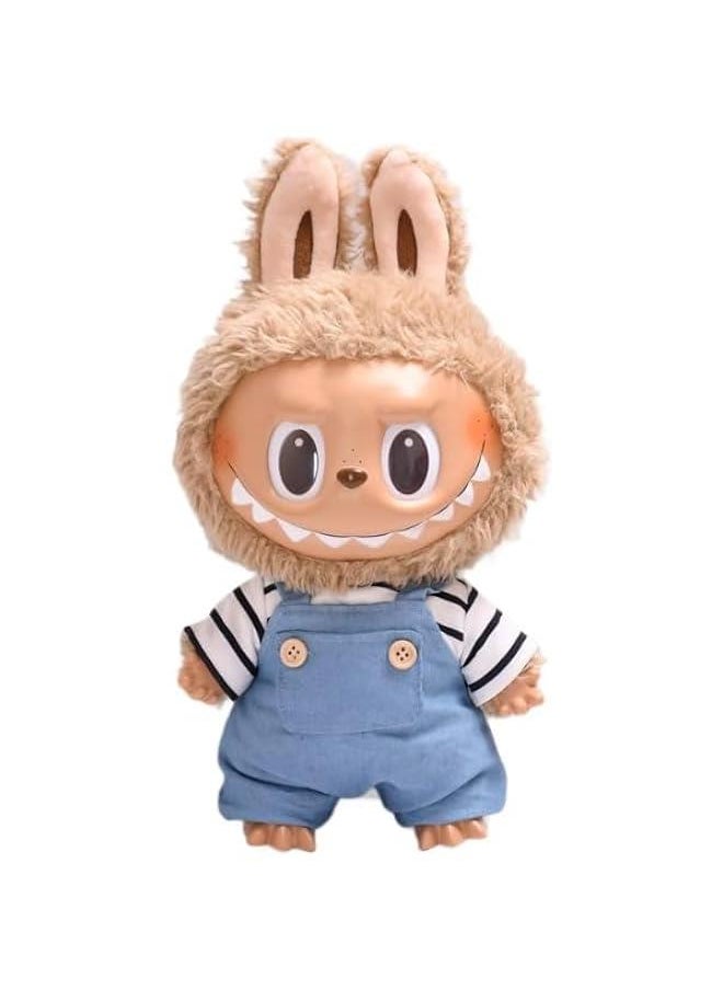 Arabest 38cm Doll Clothes Suitable for 38cm /15in labubu Dolls Accessories 1hat+1shoes+1shirt+1romper No Doll  - Image 1