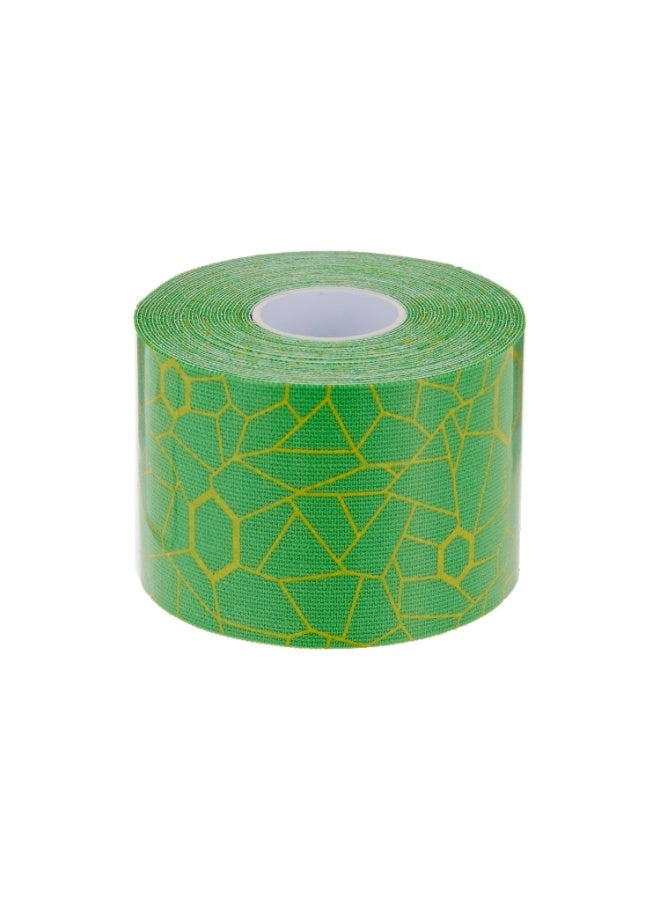 TheraBand Kinesiology Tape, Waterproof Physio Tape for Pain Relief, Muscle & Joint Support, 5 cm x 5 Meter, Electric Green/Yellow - Image 5