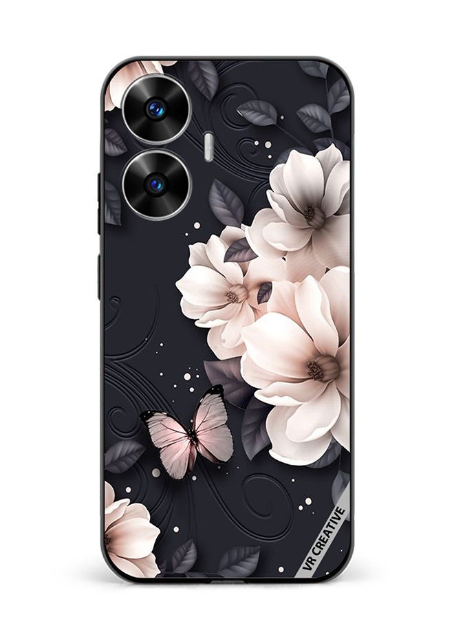 VR CREATIVE Protective Case Cover For Realme C55 Flower Design Multicolour - Image 1