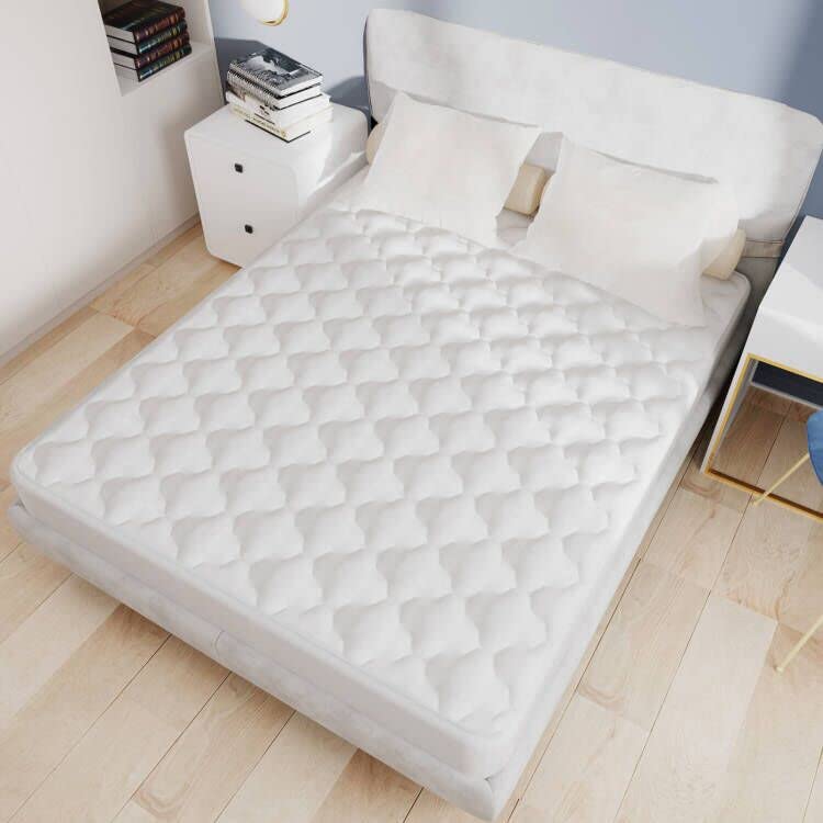 Coldwind 2 Pack Full Mattress Pad Waterproof Mattress Protector, Quilted Full Size Mattress Cover Fitted for Adults, Deep Pocket Mattress Protector Up to 18 inches, White (Cover Only) - Image 5