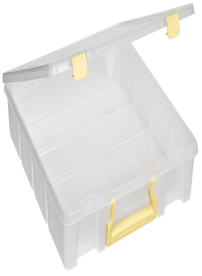 ArtBin 6955JY Super Satchel with Yellow Latches and Handle - Image 2