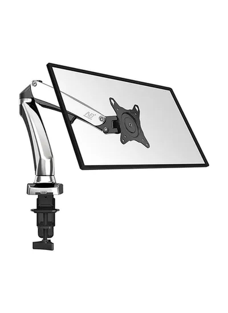 NB NORTH BAYOU - Monitor Arms Fully Adjustable With Desk Mount Stand For 22 - 35 Inch Screens Sliver - Image 1