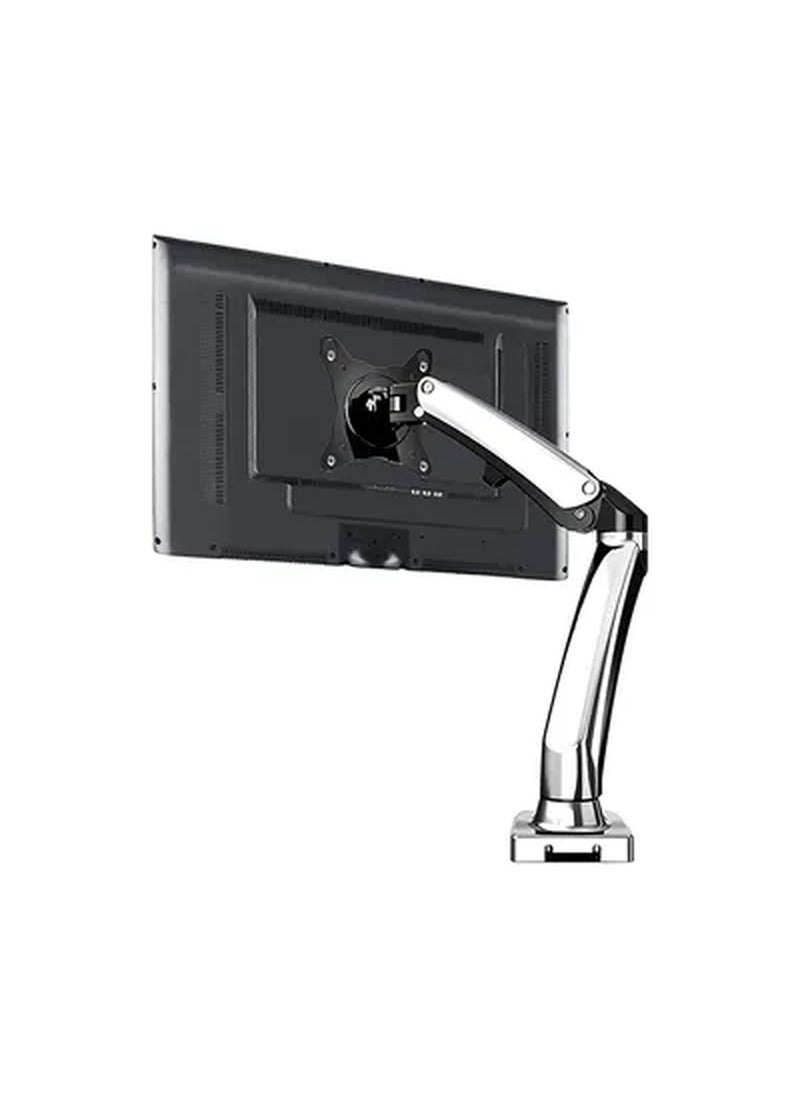 NB NORTH BAYOU - Monitor Arms Fully Adjustable With Desk Mount Stand For 22 - 35 Inch Screens Sliver - Image 1