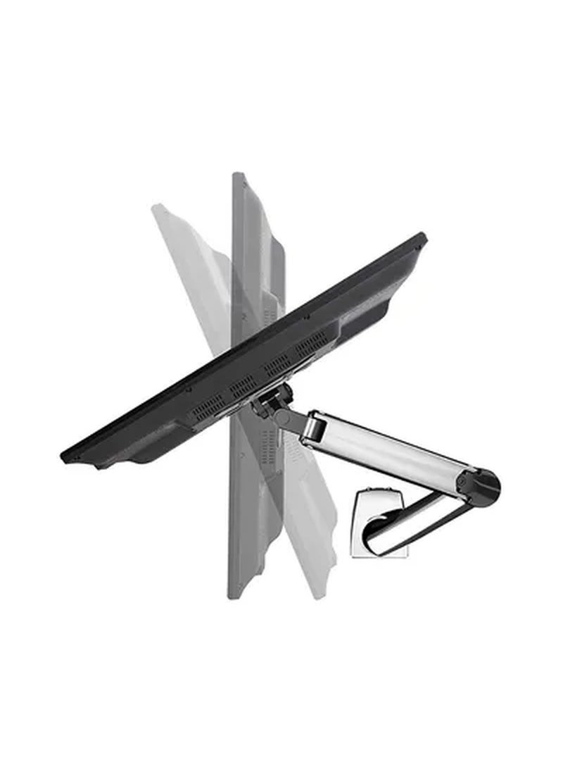 NB NORTH BAYOU - Monitor Arms Fully Adjustable With Desk Mount Stand For 22 - 35 Inch Screens Sliver - Image 1