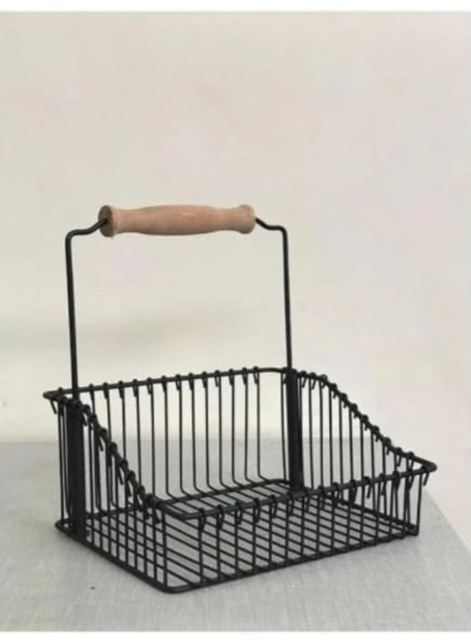 Metal Sauce Holder Durable Condiment Organizer Rack for Kitchen Countertop Table Dining Pantry - Image 2