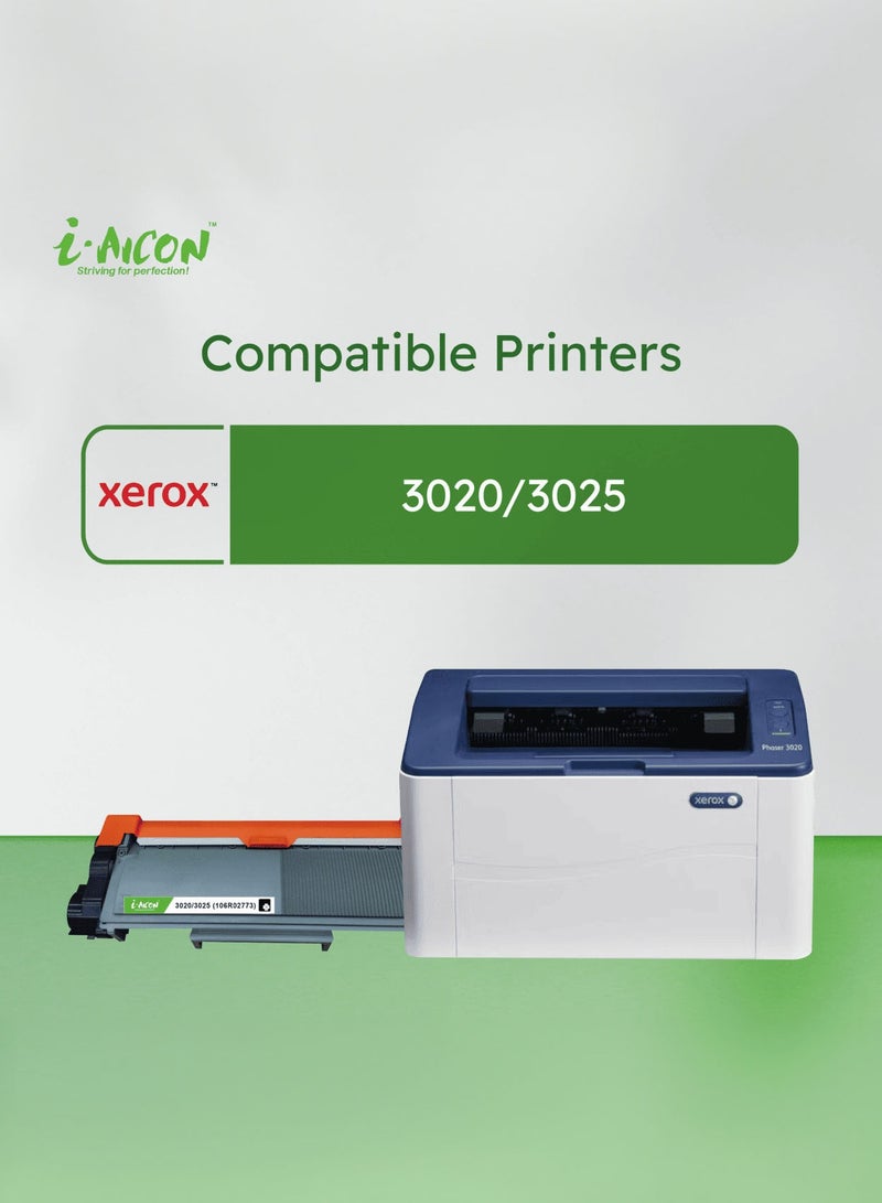 i-AICON ​i-Aicon Compatible Laser Toner Black XEROX 3020 | 3025 (106R02773) - Image 3