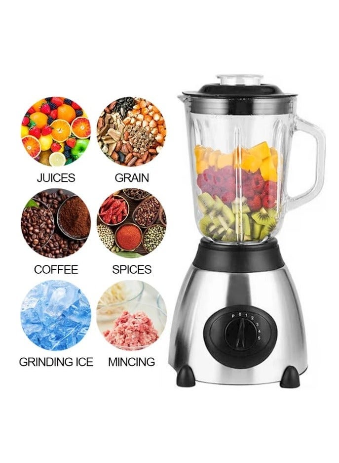 Denx Electric Blender with Coffee Grinder 2800W 1.5L - Image 1
