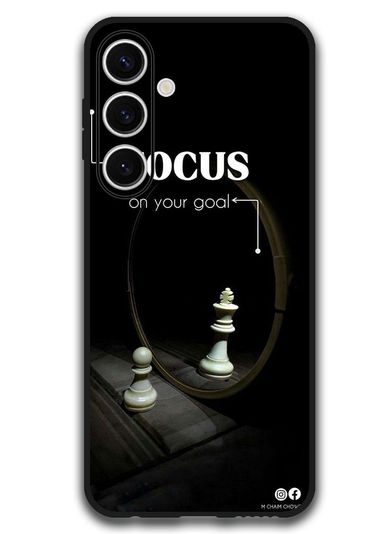 Theodor Protective Case Anti Scratch Shock Proof Bumper Cover For Samsung Galaxy S24 FE Focus on your goals - Image 1