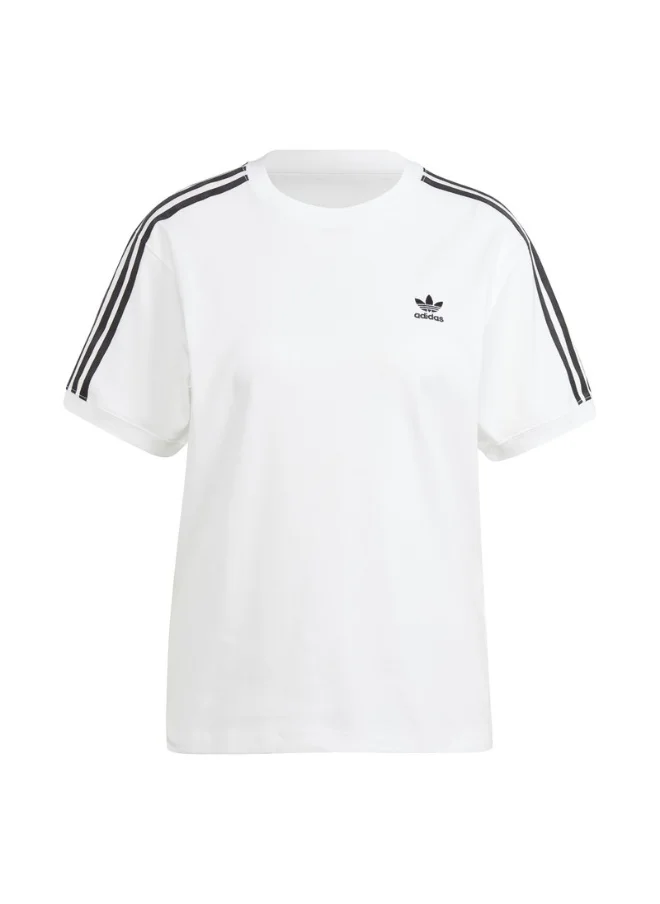 Adidas adidas 3 STRIPE TEE White Originals Women T-SHIRTS