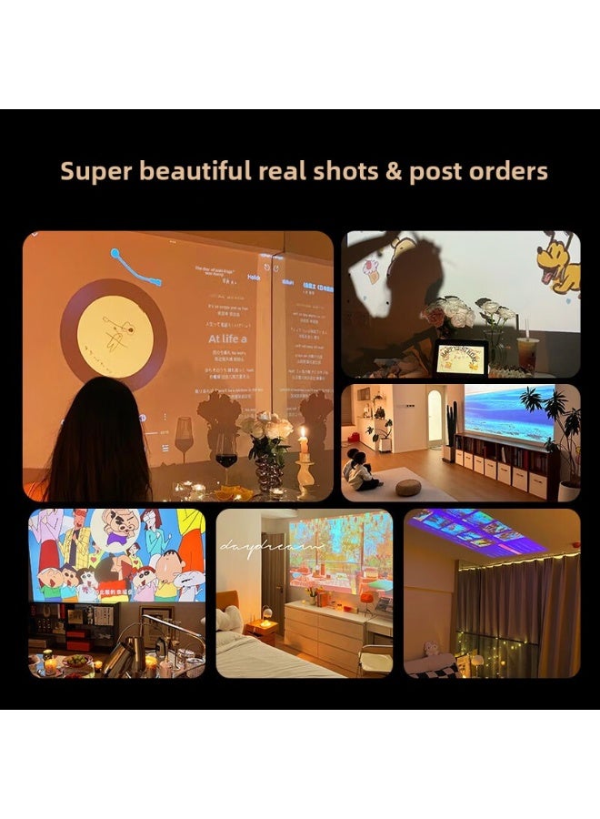 Fully automatic focus ultra-clear 4K projector for office use 1080P wireless WiFi home theater mobile phone wireless projection  - Image 2