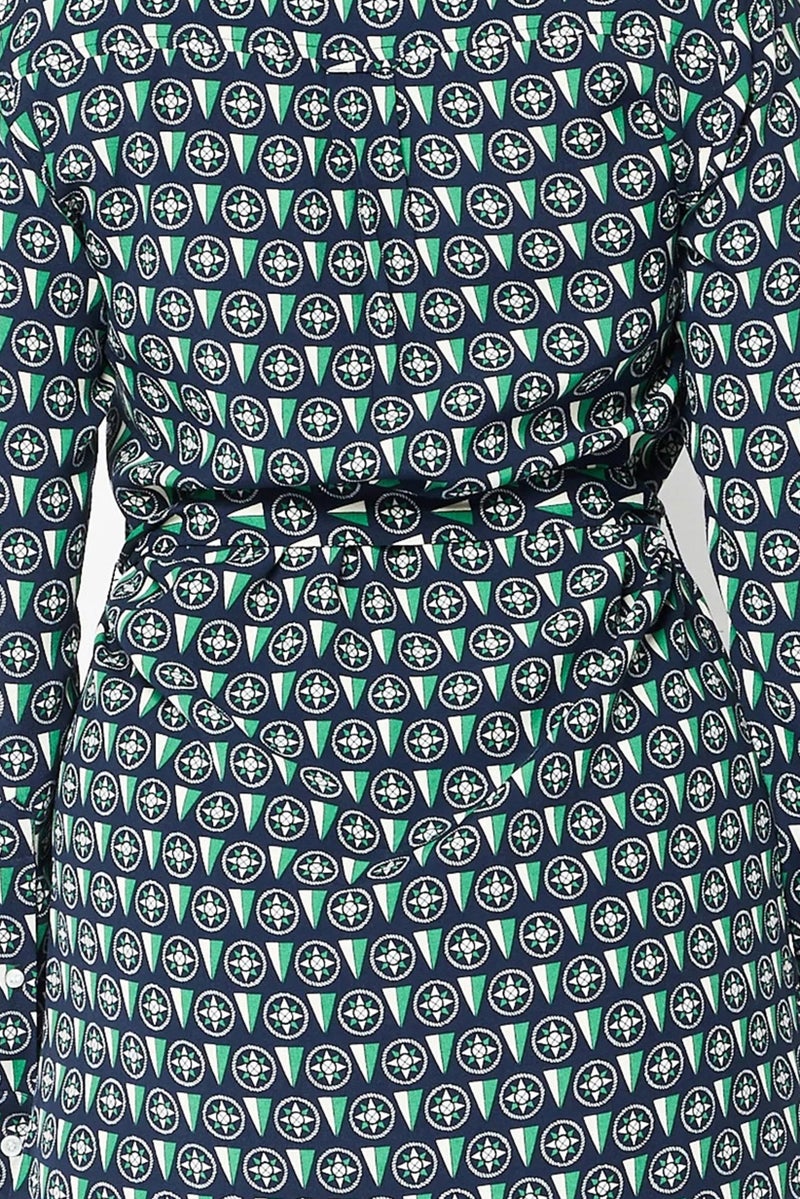 GANT Women Allover Print Midi Dress, Multicolor - Image 5