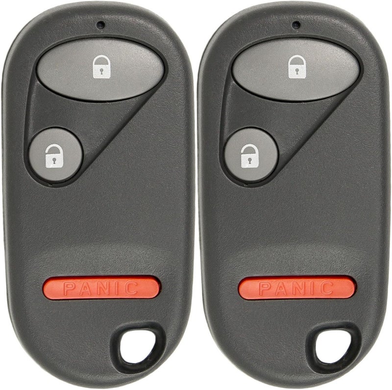 Keyless2Go Replacement Keyless Entry Remote Key Fob for Honda Civic and Pilot (2 Pack) - Image 1