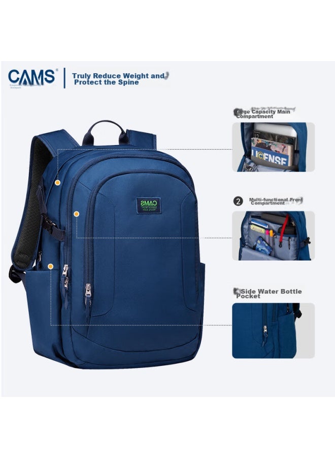 Cams Suspended Weight-reducing Backpack For Middle And High School Students, Uni Shoulder Bag, Spine Protection, Large Capacity S06104 - Image 5