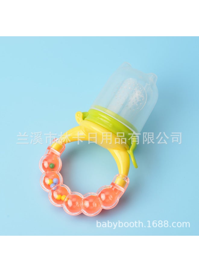 شبكة فواكه وخضروات للرضع، جيب عض موسيقي، جهاز تدريب تغذية الرضع، مصاصة قابلة للعض، حقيبة طعام الرضع، جهاز إطعام مكملات غذائية للأطفال