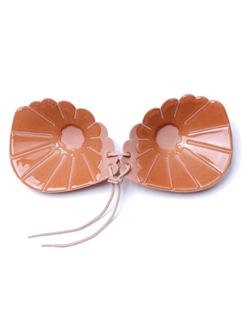 KASTWAVE Silicone Nipple Covers, Shell-shaped Nipple Cover, Invisible Bra Breast Adhesive Bra for Women Reusable - Image 4