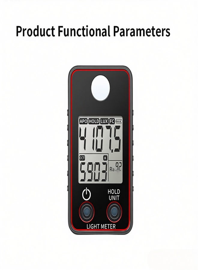 SNAKOL Color Temperature Tester High Precise Illuminance Meter 0.5-300000LUX LED Illumination Test Meter Photographic Luminance Measuring Device - Image 5
