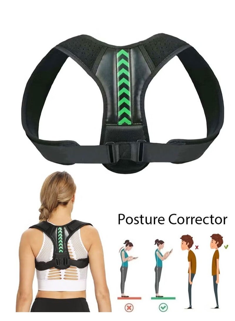 Excefore Back Support Brace and Posture Correction Belt, Relieves Pain Stress and Fatigue with Neck Shoulder Clavicle and Spine Alignment, Reshape Your Body With This Back Straightener and Be Attractive, Fit - Image 1