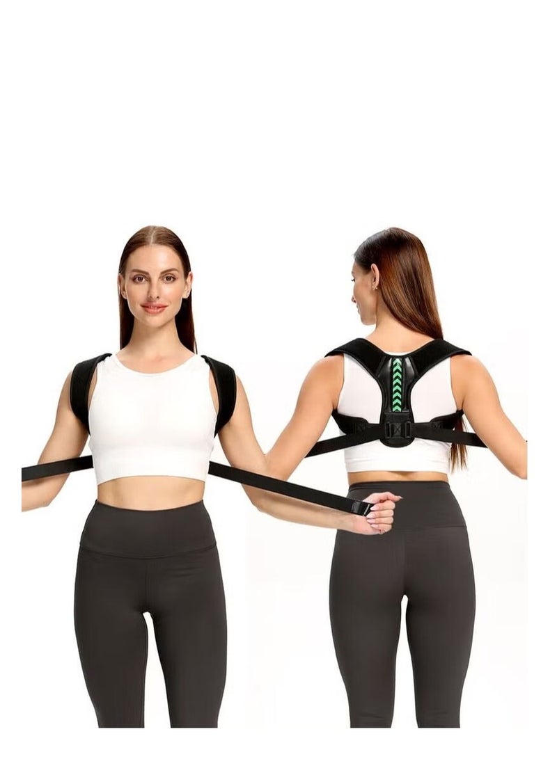 Excefore Back Support Brace and Posture Correction Belt, Relieves Pain Stress and Fatigue with Neck Shoulder Clavicle and Spine Alignment, Reshape Your Body With This Back Straightener and Be Attractive, Fit - Image 3