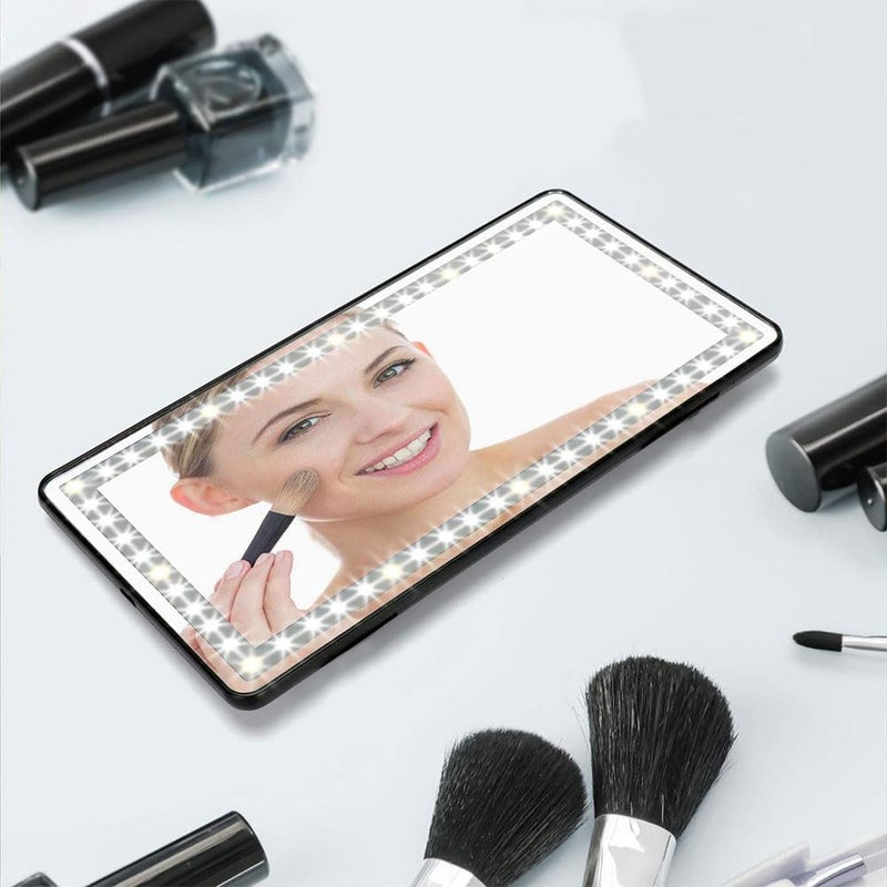 Auconda Car Sun Visor Vanity Mirror with LED Lights - Image 4