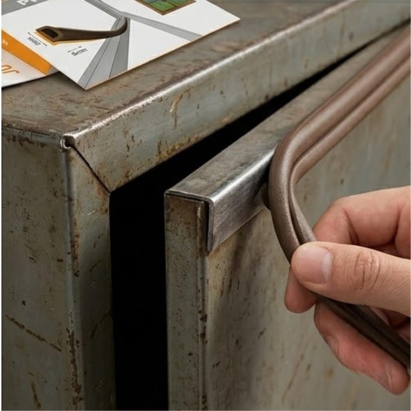 Hasanat Essentials D-Profile Weather Stripping Rubber Seal for Doors and Windows - Image 5