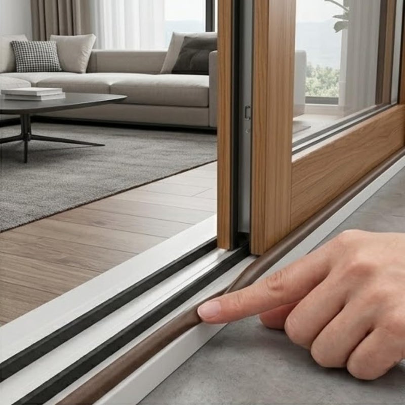Hasanat Essentials D-Profile Weather Stripping Rubber Seal for Doors and Windows - Image 3