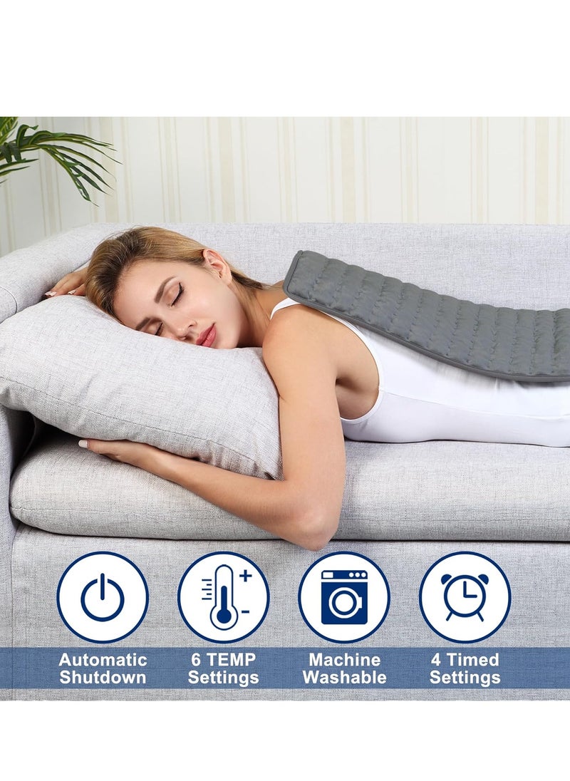 Enjoylifeme - Electric heating pads for back pain relief, electric heating pads for cramps, automatic shut-off, machine washable, electric heating pads for neck and shoulders, knees, arms, legs and more - Image 1