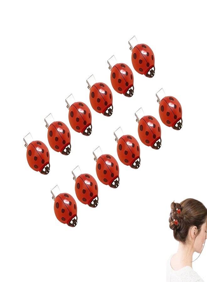Xanadued Ladybug Hair Clips Cute Lady Bug Barrettes - Image 1