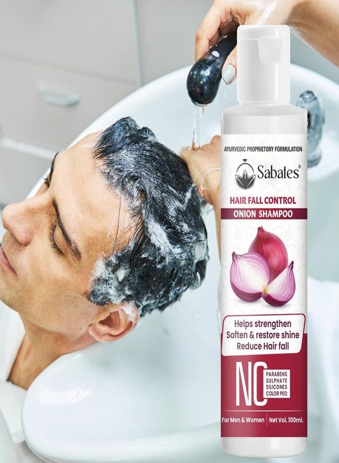 Sabates Onion Hair Shampoo For Fresh, Strong and Shining HairSulphate Free|Hair Fall Control, Repair Hair Growth & Nourishment Gentle enough for daily use 100% Natural Extracts - Image 3