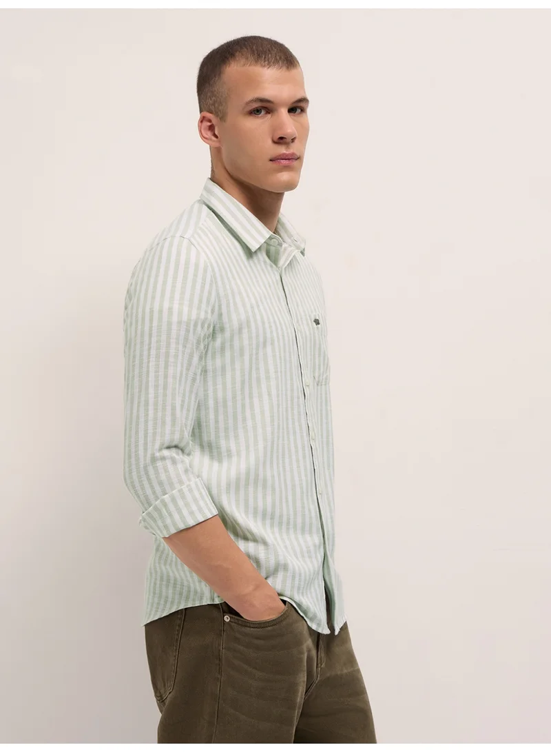 THE BEAR HOUSE Men’s Long Sleeve Shirt – Classic, Comfortable and Stylish Essential for Work, Travel or Casual Outings