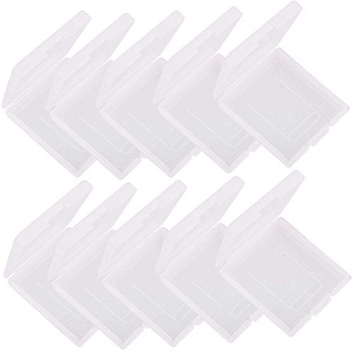 TRADERPLUS 10Pcs Clear Protective Game Cartridge Case Storage Box for Nintendo Gameboy Color GBC GB GBP - Image 1