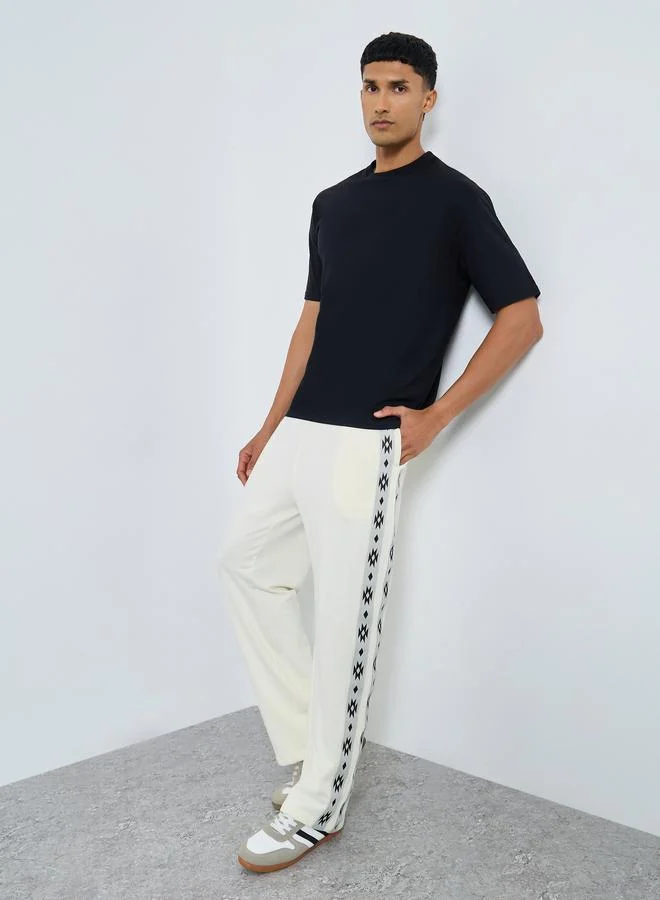 Styli Boho Tape Oversized Terry Joggers