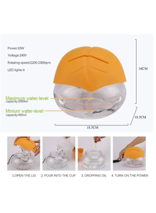 Leaf Shaped Electrical Watering Air Humidifier for Home - Image 2