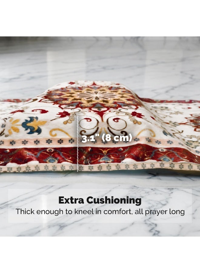 Memory Foam Muslim Prayer Rug Soft Knee Support Prayer Mat For Islamic Worship - Image 5