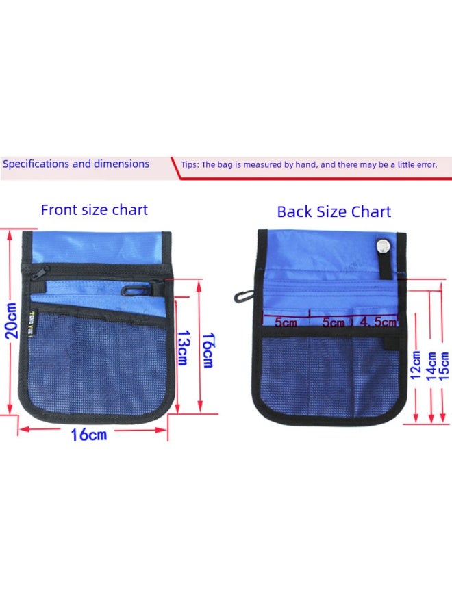 Generic Portable Nurse Tool Waist Bag Single Shoulder Slant Cross Bag Surgical Instrument Cloth Common Items Storage-Color:758-7 Grey-Capacity:758 - Image 3