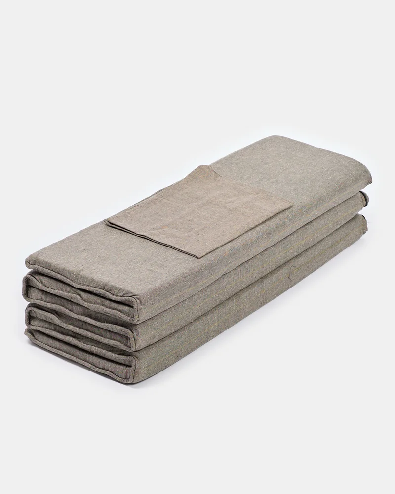 Redtag Brown Travel Mattress Set (2 Piece)