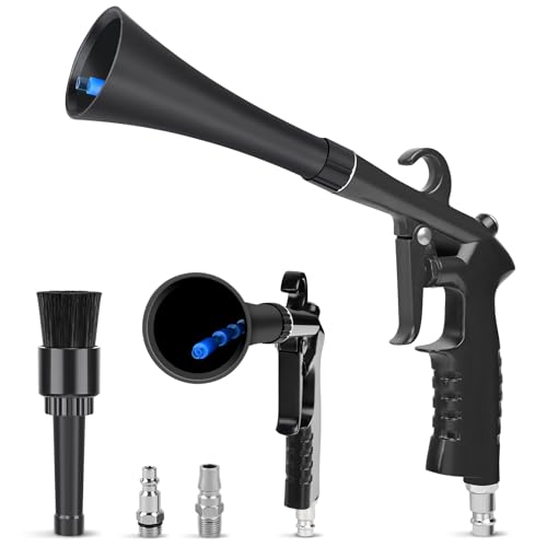 PARAROSE Car Cleaning Gun Detailing Interior Dryer Air Blow Gun, High Pressure Blower Gun, Car Detailing Kit Interior Cleaner, Car Detailing Tools for Car Quickly Blasts Dirt and Dust Works with Air - Image 1