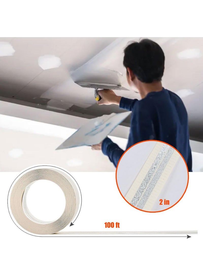 ABBASALI - Metal Drywall Corner Tap/Flexible Metal Corner Tape/Metal Angle Tape for Finishing an Outside Corner - Image 1