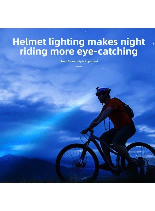 Multifunctional Wrist Light Ankle Light LED Helmet Light Warning Light USB Rechargeable Outdoor Sports Night Run Bike Light-Color:Three-in-one Set-red - Image 4