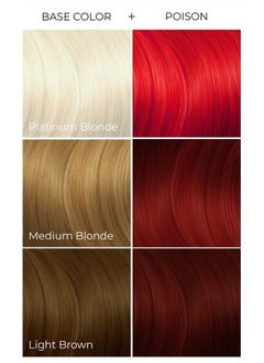 ARCTIC FOX Vegan and Cruelty-Free Semi-Permanent Hair Color Dye (8 Fl Oz, POISON)  - Image 2